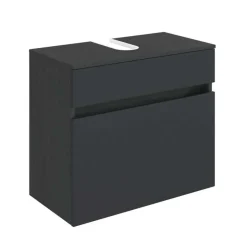 Wohnen Bad Waschbecken-Schrank in Grau - Cathyl