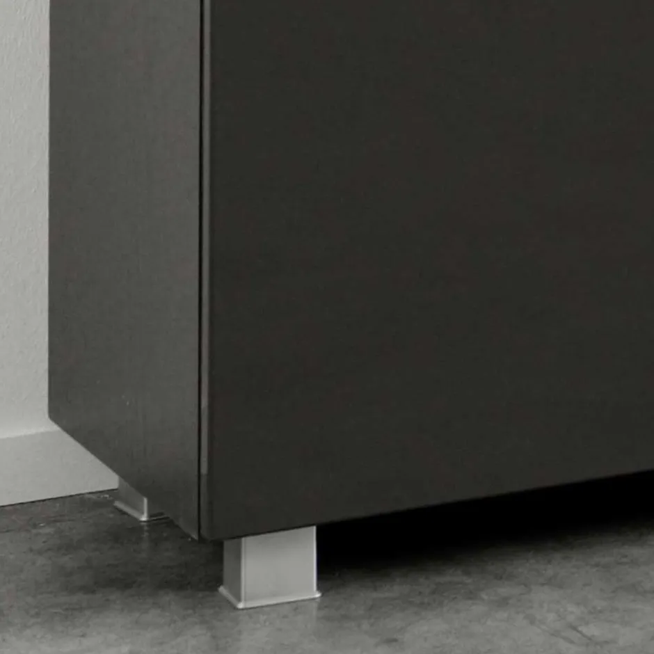 Wohnen Bad Waschbecken-Schrank in Grau - Cathyl