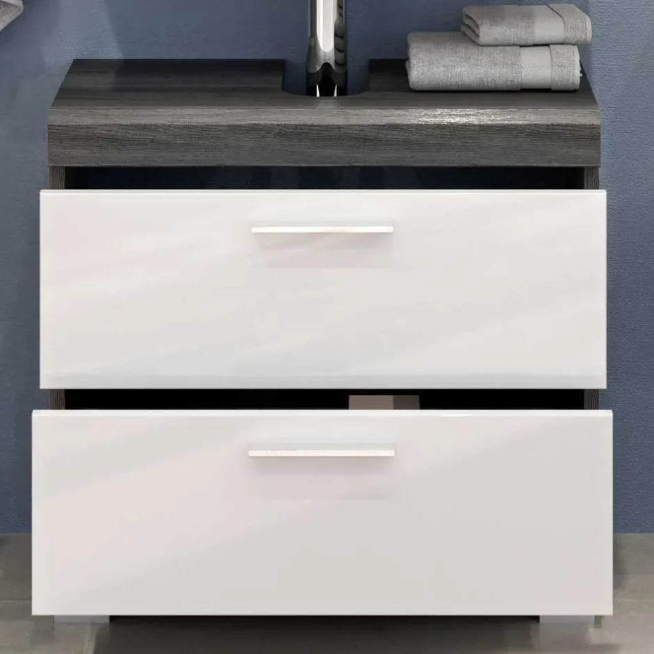 Bad Waschbeckenschrank 60x56x34 cm - Nancys^Wohnen New