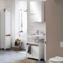 Wohnen Bad Waschplatz & Hochschrank Möbel - Etravia (dreiteilig)