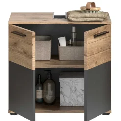 Wohnen Bad Waschplatz mit Hochschrank Set - Depart (dreiteilig)