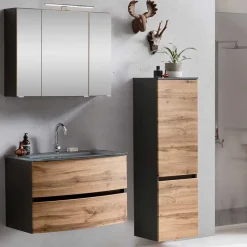 Wohnen Bad Waschplatz Set & Midischrank - Vandija (dreiteilig)