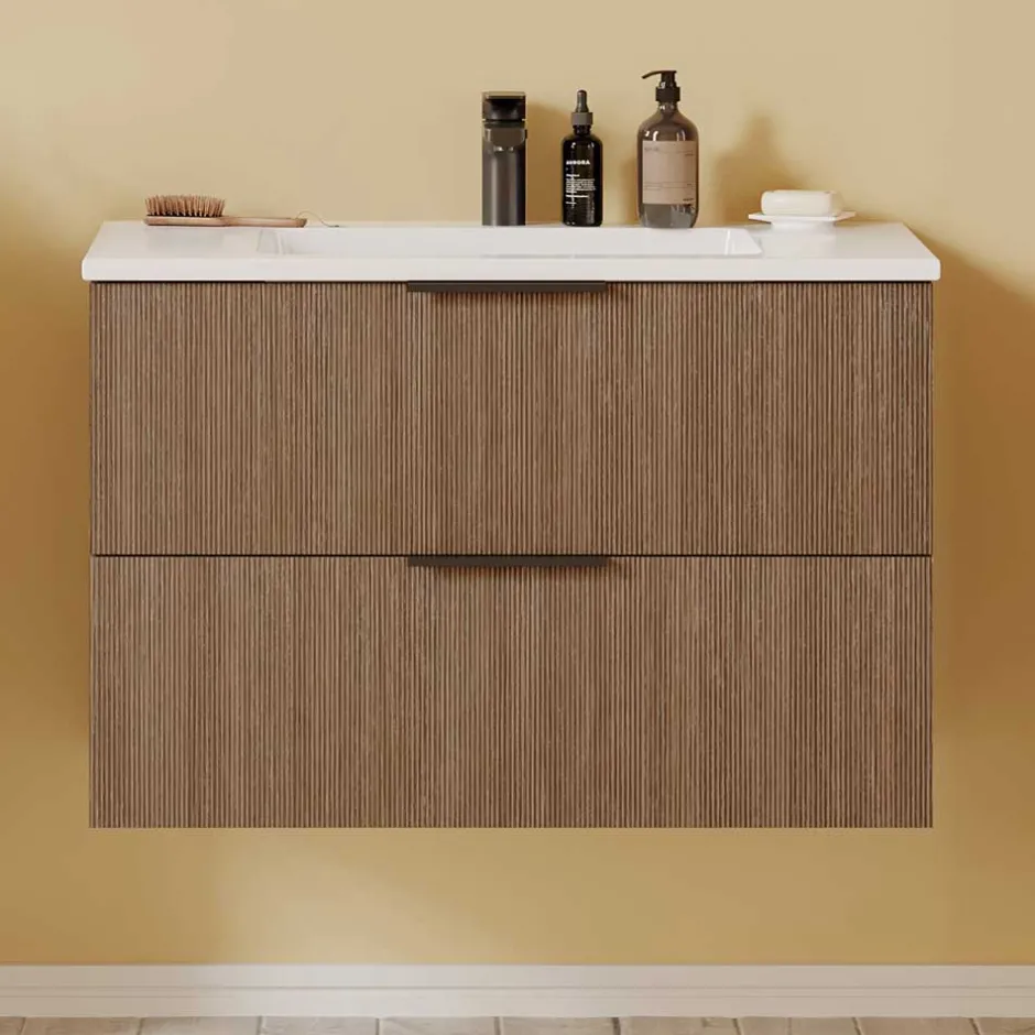 Wohnen Bad Waschtisch mit Becken 80 cm breit - Ucaida