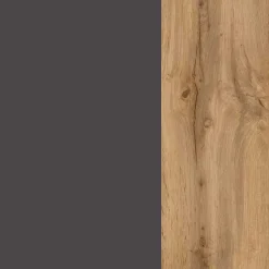 Wohnen Bad Waschtisch mit Becken in Grau & Holz Optik - Athrin