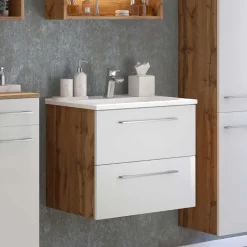 Bad Waschtisch mit Mineralgussbecken - Yazemina^Wohnen Clearance