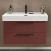 Bad Waschtischkonsole in Dunkelrot - Exeler^Wohnen Hot