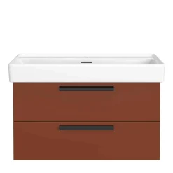 Bad Waschtischkonsole in Dunkelrot - Exeler^Wohnen Hot