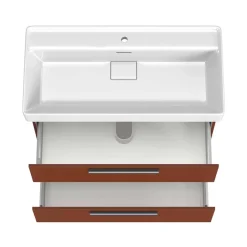 Bad Waschtischkonsole in Dunkelrot - Exeler^Wohnen Hot