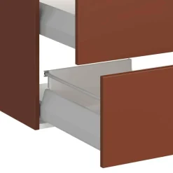 Bad Waschtischkonsole in Dunkelrot - Exeler^Wohnen Hot