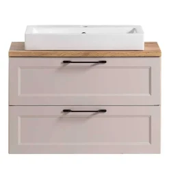 Wohnen Bad Waschtischkonsole mit Becken - Trioto