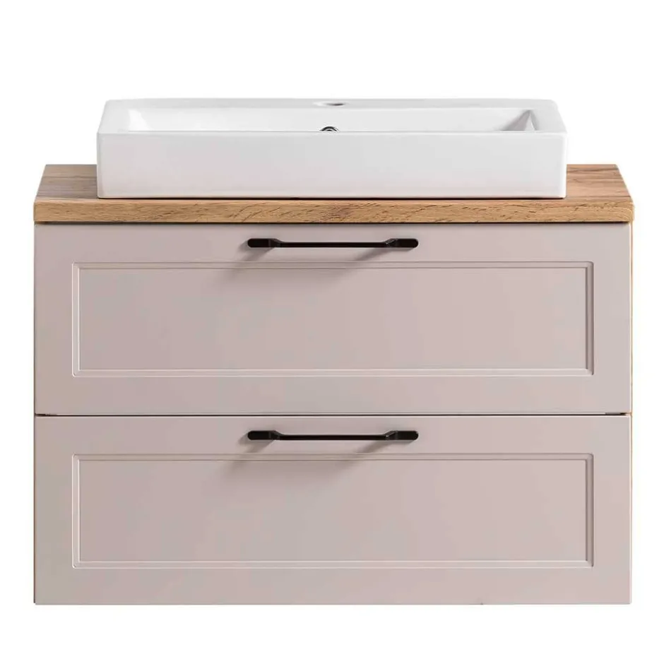 Wohnen Bad Waschtischkonsole mit Becken - Trioto