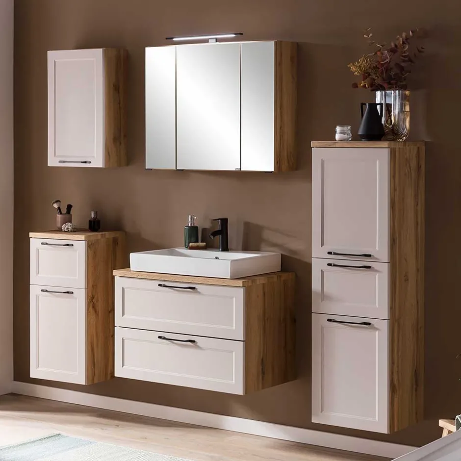 Wohnen Bad Waschtischkonsole mit Becken - Trioto