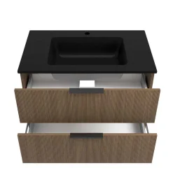 Wohnen Badausstattung Badblock Möbelset - Ucaida (dreiteilig)