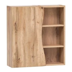 Wohnen Badausstattung mit Baumkante Dekor - Tofias (vierteilig)