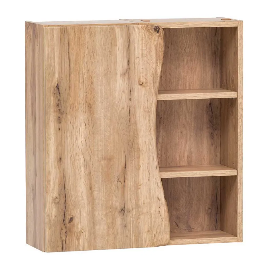 Wohnen Badausstattung mit Baumkante Dekor - Tofias (vierteilig)