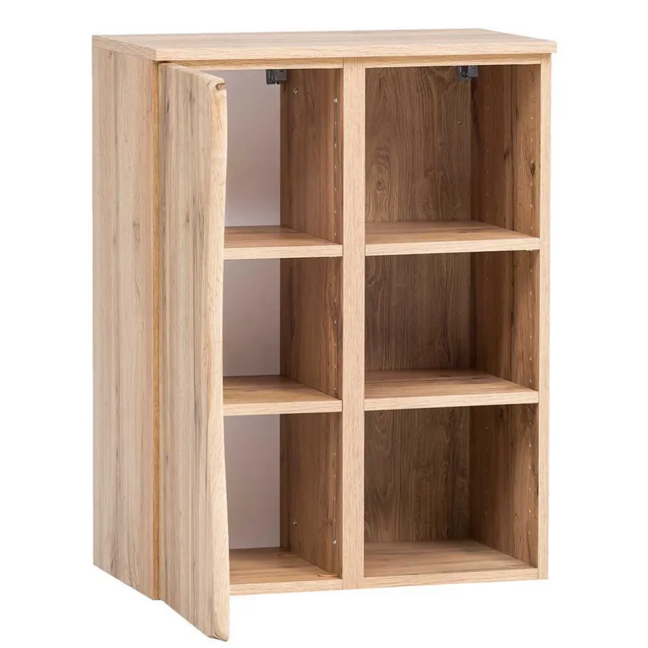 Wohnen Badausstattung mit Baumkante Dekor - Tofias (vierteilig)