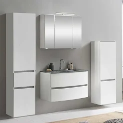 Badblock Badmöbel in Weiß - Mesciria (vierteilig)^Wohnen Sale