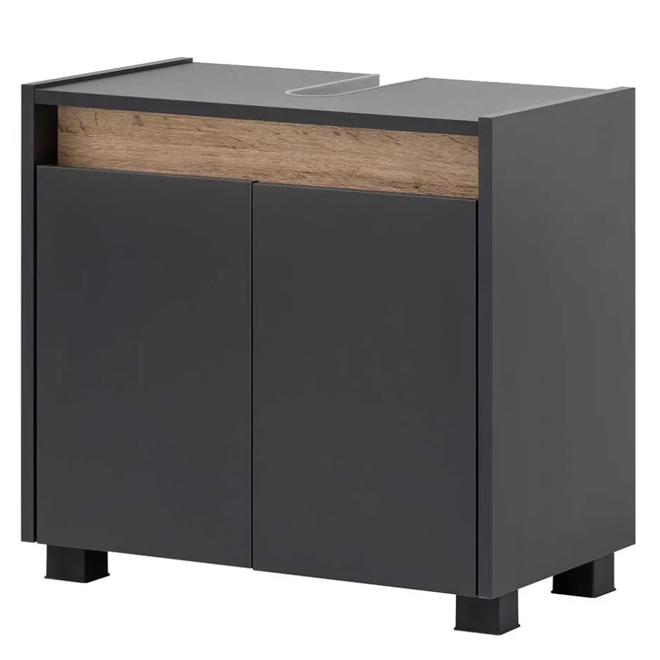 Wohnen Badblock Möbel 119 cm breit - Marcius (vierteilig)