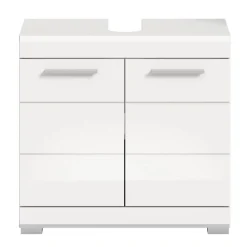 Wohnen Badblock Möbelset in Weiß - Henriette (fünfteilig)