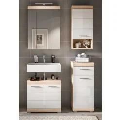 Wohnen Badblock Möbelset modern - Calbanyara (dreiteilig)