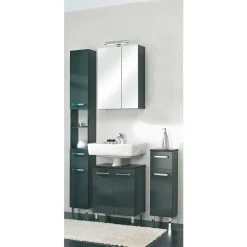 Badeinrichtung Möbel in Anthrazit - Colistran (vierteilig)^Wohnen Clearance