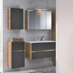 Wohnen Badeinrichtung Möbel Set - Athrin (vierteilig)