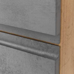 Badeinrichtung Set in Beton Optik - Mia (vierteilig)^Wohnen Discount