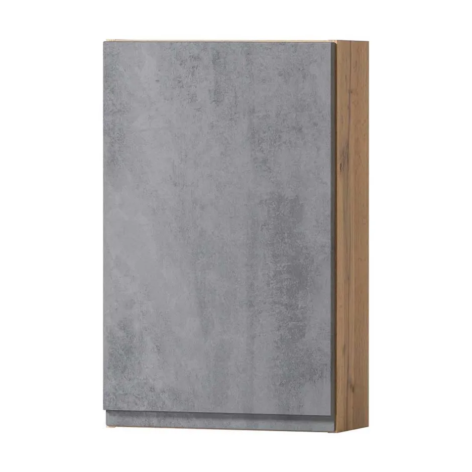 Badeinrichtung Set in Beton Optik - Mia (vierteilig)^Wohnen Discount