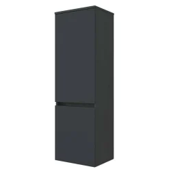 Wohnen Badeinrichtung Set in Dunkelgrau - Natarivos (dreiteilig)