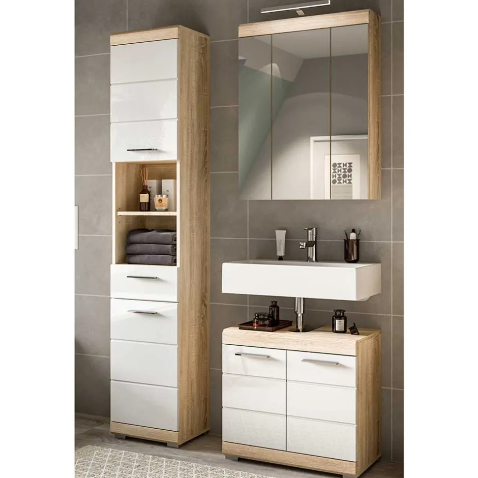 Badeinrichtung zweifarbig modern - Calbanyara (dreiteilig)^Wohnen Best