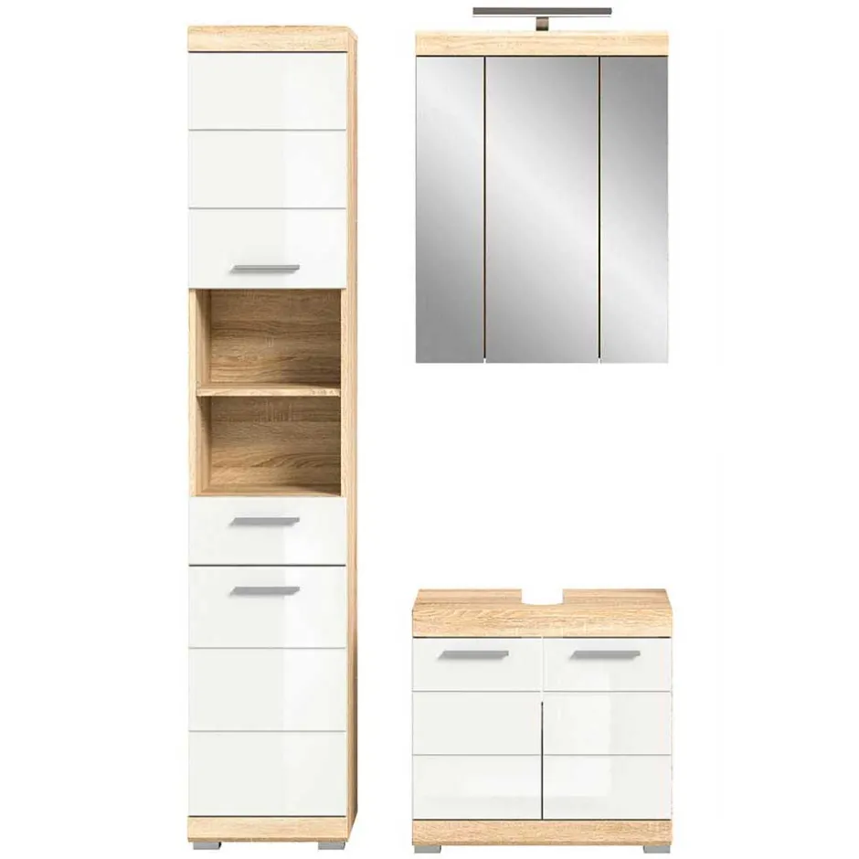 Badeinrichtung zweifarbig modern - Calbanyara (dreiteilig)^Wohnen Best