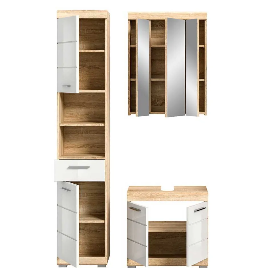 Badeinrichtung zweifarbig modern - Calbanyara (dreiteilig)^Wohnen Best