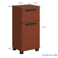 Wohnen Badezimmer Einrichtung Möbelset - Exeler (fünfteilig)