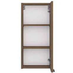 Wohnen Badezimmer Hängeschrank in Eiche Dunkel - Ucaida