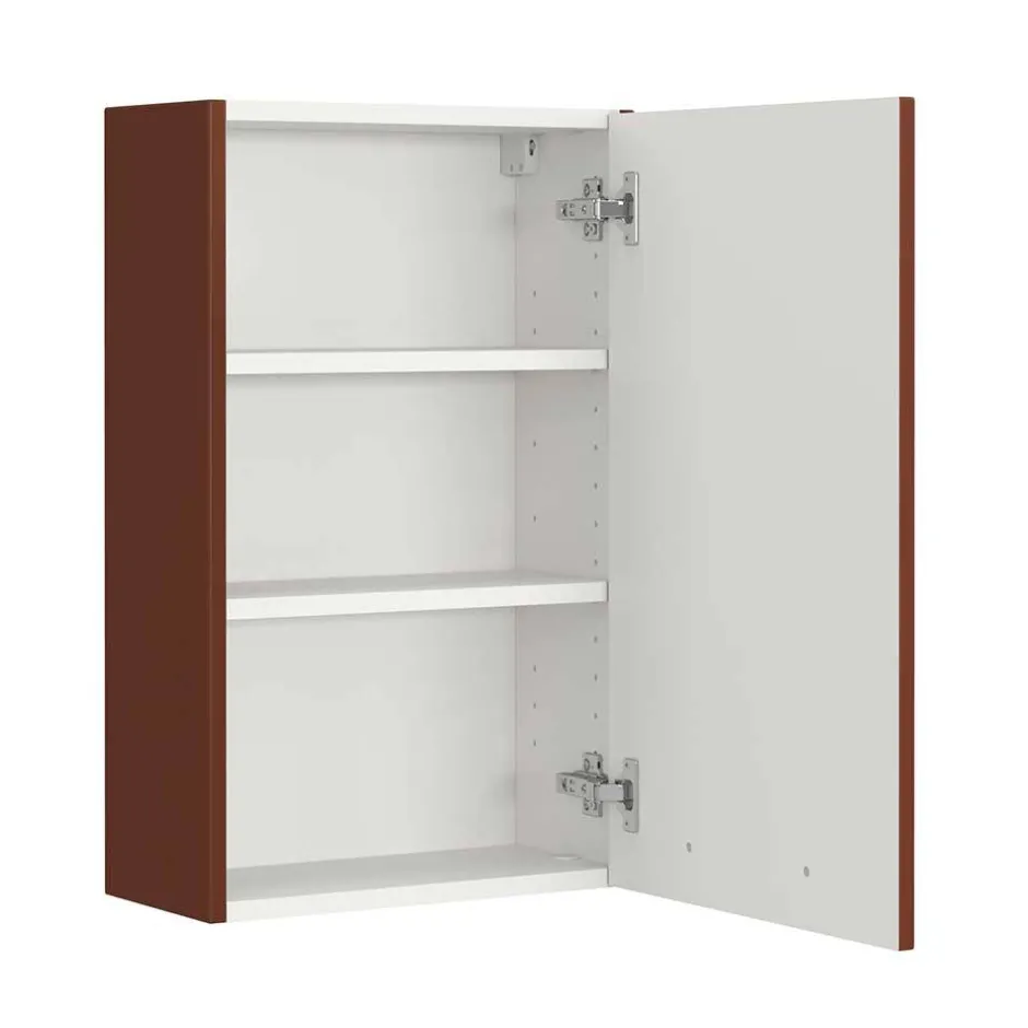 Badezimmer Hängeschrank in Dunkelrot - Exeler^Wohnen Hot