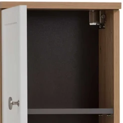 Wohnen Badezimmer Hängeschrank mit Tür und zwei Fächern - Traciana