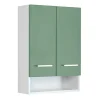 Wohnen Badezimmer Hängeschrank mit Front Grün - Loenixa