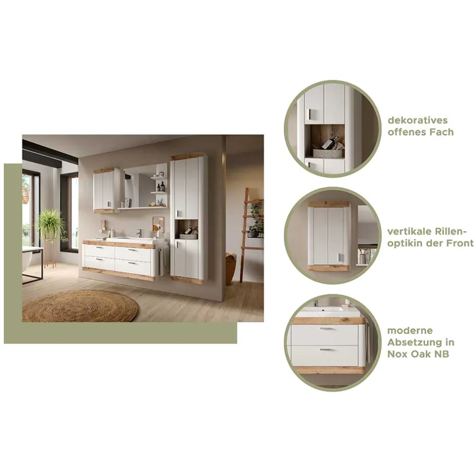 Wohnen Badezimmer Hängeschrank 45x76x20 cm - Hihat