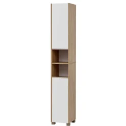 Badezimmer Hochschrank im Skandi Design - Ronya^Wohnen Discount