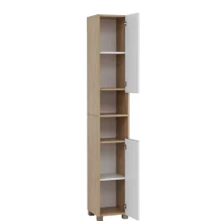 Badezimmer Hochschrank im Skandi Design - Ronya^Wohnen Discount