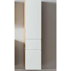 Badezimmer Hochschrank in mattem Weiß - Eight^Wohnen Best