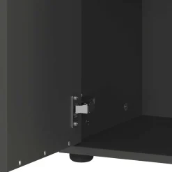 Badezimmer Hochschrank in Dunkelgrau - Rufu^Wohnen Clearance