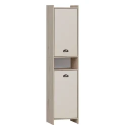 Badezimmer Hochschrank mit zwei Türen und Fach - Togban^Wohnen