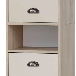 Badezimmer Hochschrank mit zwei Türen und Fach - Togban^Wohnen