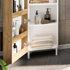 Badezimmer Hochschrank mit Spiegeltür - Nadals^Wohnen Clearance