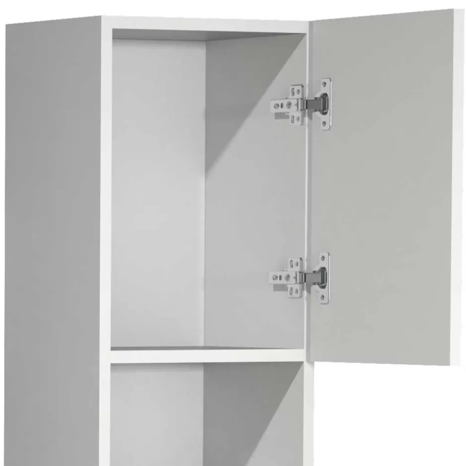 Wohnen Badezimmer Hochschrank mit Fächern und Türen - Nancyssa