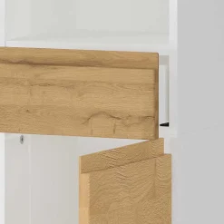 Wohnen Badezimmer Hochschrank zweifarbig - Aspariavo