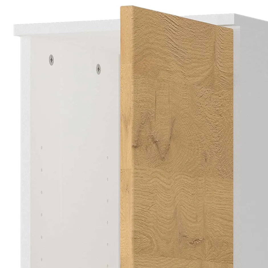 Wohnen Badezimmer Hochschrank zweifarbig - Aspariavo