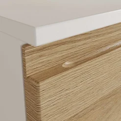 Wohnen Badezimmer Hochschrank zweifarbig - Aspariavo