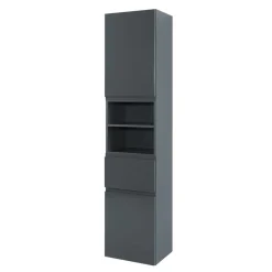 Wohnen Badezimmer Kombination Blaxin mit 3D Spiegelschrank (vierteilig)